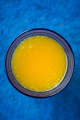 Glass of orange juice