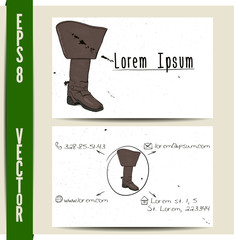Simple business card template.