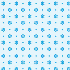 Floral seamless pattern. Vector.