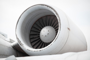 A10 airplane engine