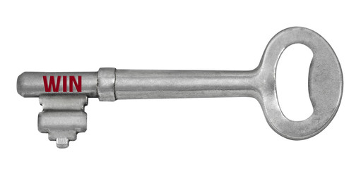 win key isolated on white background, clipping path