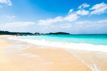 Beach, sea, landscape. Okinawa, Japan, Asia.