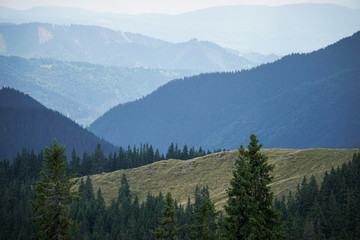 Mountains landscape scene in Europe