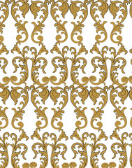 Classic empire style ornament pattern. Vector
