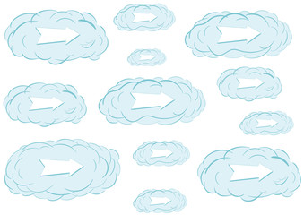 Clouds with shooters