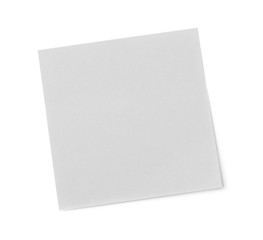 Blank adhesive note