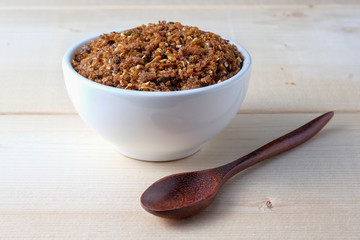 chili paste thai food ,made from grilled fish