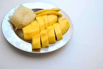 mango and sticky rice