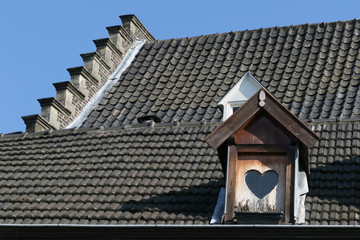 Schöne Hausfassade in Maastricht. 