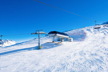 chair lift for skiing