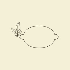 Lemon Citrus Icon