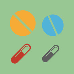 Pills Icon Vector