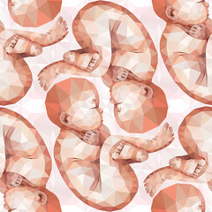 Low poly fetus