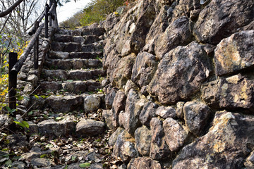 石垣と石段