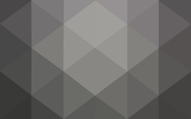 Fototapeta premium Gray polygonal design pattern, which consist of triangles and gradient in origami style.