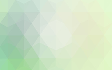 Obraz premium Green polygonal design pattern, which consist of triangles and gradient in origami style.