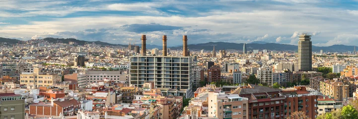 Panorama-Stadtansicht von Barcelona © tichr