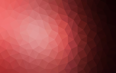 Obraz premium Multicolor pink, red, orange polygonal design pattern, which consist of triangles and gradient in origami style.