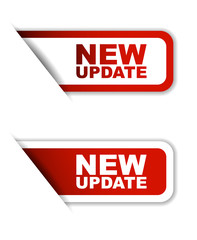 red set vector paper stickers new update