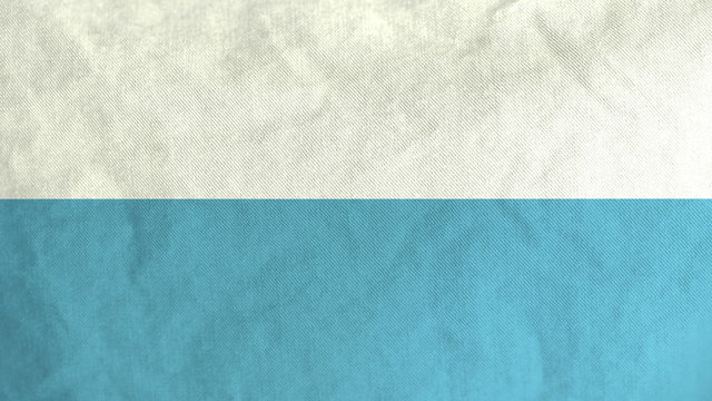 Sammarinese flag waving in the wind (full frame footage in 4K UHD resolution).