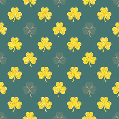  St. Patrick's Day vector seamless pattern