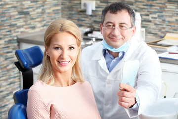 Fototapeta premium Visit at the dentist