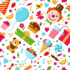 Seamless Birthday Pattern