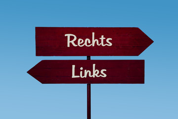 Schild 48 - Links