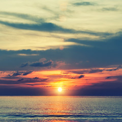 Beautiful sunrise