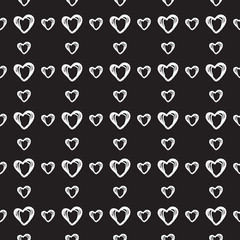 love heart pattern seamless vector illustration eps 10