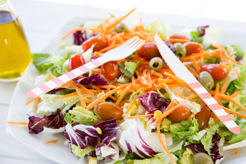 Fresh Mediterranean salad