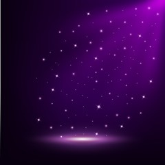 Violet lights shining background