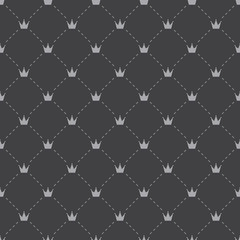 crown seamless pattern vector illustration eps 10