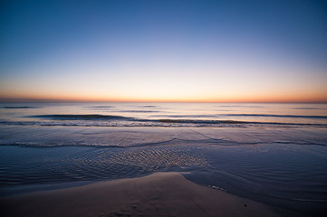 Sonnenuntergang über der dänischen Nordsee