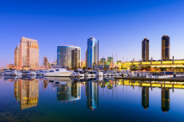 San Diego Marina - obrazy, fototapety, plakaty