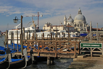 VENICE, ITALY - SEPTEMBER 02, 2012: The Basilica Santa Maria della Salute in Venice, Italy