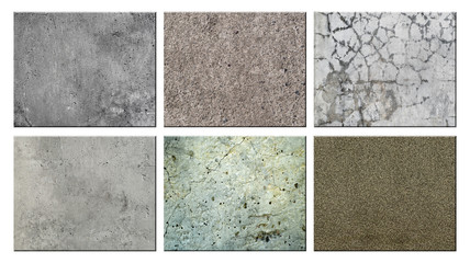 Set of texture concrete.