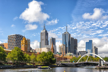 Naklejka premium Centralna dzielnica biznesowa Melbourne