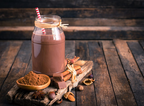 Chocolate Milk In The Jar