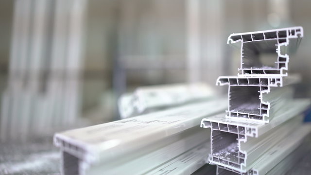 Set of window tools at the factory 4K