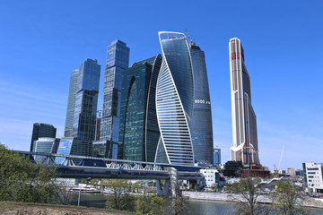Fototapeta na wymiar Business center Moscow-City