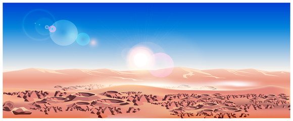 mars planet surface © blacklight_trace