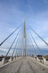 Fototapeta na wymiar Large bridge structure