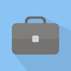 Briefcase flat icon. Briefcase flat icon vector