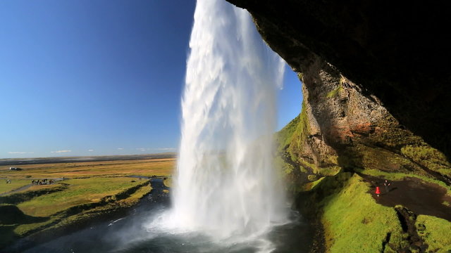 Iceland Seljalandsfoss Waterfall 