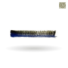 Brush stroke and texture. Vector design.
