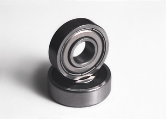 Ball bearing on white 