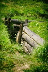 Wooden Old Trench