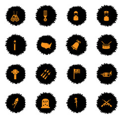 Memorial day simply icons