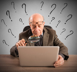 Difficult technology for a man elderly